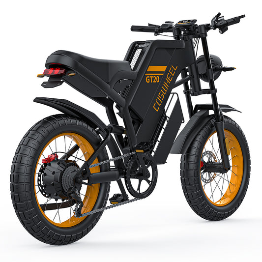 COSWHEEL GT20 Ebike orque 80N.m, can climb 30 degrees slope, fat tire motorcycle ebike