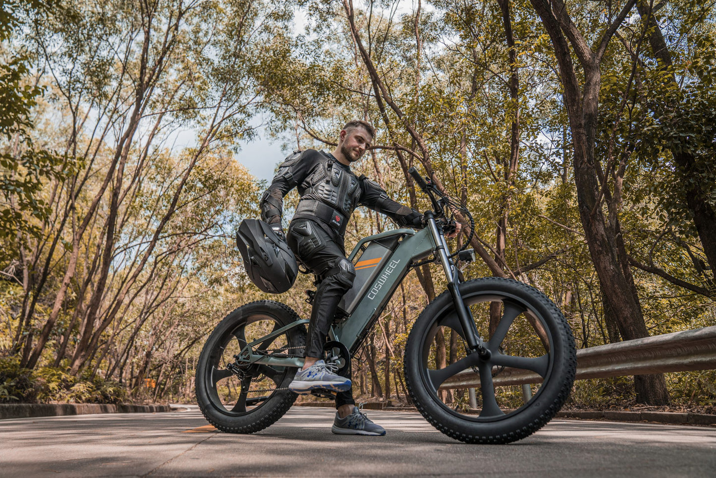 COSWHEEL 2025 Newly Designed Pro 2000W motor(Peak) Full Suspension 26 Inch Fat Tyre Electric Bike e-bike