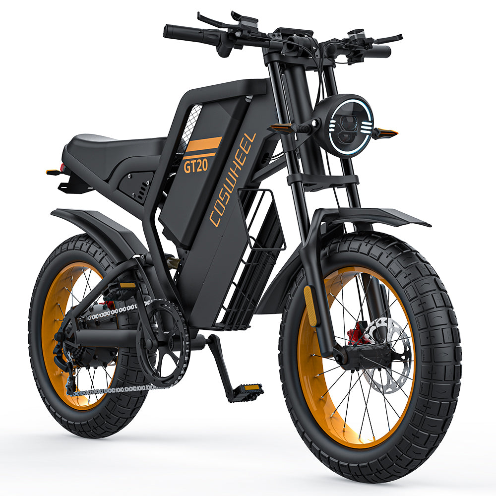 COSWHEEL GT20 Ebike orque 80N.m, can climb 30 degrees slope, fat tire motorcycle ebike