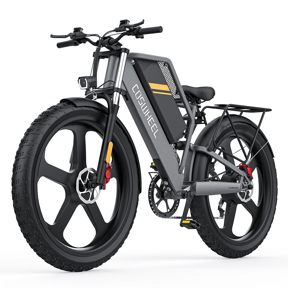 COSWHEEL 2025 Newly Designed Pro  2000W motor(Peak) Full Suspension 26 Inch Fat Tyre Electric Bike e-bike