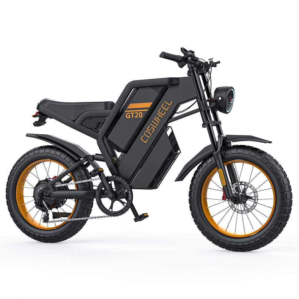COSWHEEL GT20 Ebike orque 80N.m, can climb 30 degrees slope, fat tire motorcycle ebike