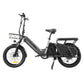 COSWHEEL HQ20 Electric Cargo Bike 60N.m torque, can climb 35° slope, free front cargo basket, free bag, free cushions, free running boards, torque sensor ebike