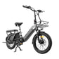COSWHEEL HQ20 Electric Cargo Bike 60N.m torque, can climb 35° slope, free front cargo basket, free bag, free cushions, free running boards, torque sensor ebike