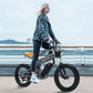 Bartali  N20 Fat Tire MTB Electric Bicycle 48V 500W Motor 20AH Dual Battery Full Suspension Electric Mountain Bike Ebike